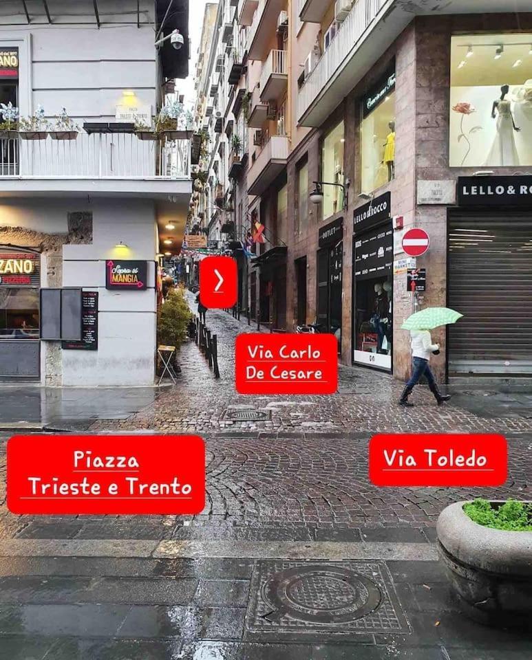Traversa Toledo, Intero Appartamento Al Plebiscito 那不勒斯 外观 照片
